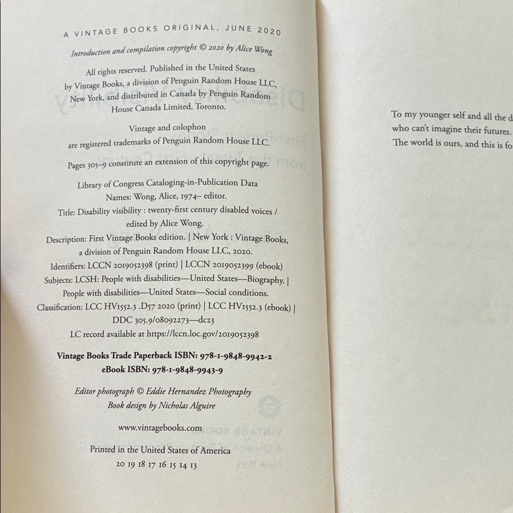 Disability Visibility Book - Picture 3 of 3